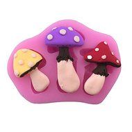 Y&amp;XL&amp;H Mushroom Type Candy Fondant Cake Molds For The Kitchen Baking Molds N3