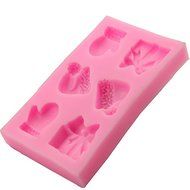 Let'S Diy Christmas Gloves Shape Silicone Fondant Chocolate Candy Mould Cake Decoration Baking Tools N4