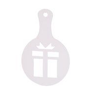 Christmas Designs PP Plastic Coffee Flowers Die Fancy Coffee Printing Template Model Milk Foam Spray Tool 8PCS... N6