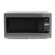 Westinghouse WCM22120SSM 1200 Watt Counter Top Microwave Oven, 2.2 Cubic Feet, Stainless Steel Front, Black Cabinet N9