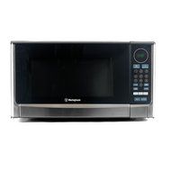 Westinghouse WCM22120SSM 1200 Watt Counter Top Microwave Oven, 2.2 Cubic Feet, Stainless Steel Front, Black Cabinet N10
