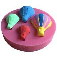 FLY 3D Silicone Cake Mold Hot Air Balloon Fondant Mold for Baking Tools,Pink N5