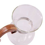 1-3 Cup Pour Over Coffee Maker from Khaw-Fee - Includes Permanent Stainless Steel Pour Over Filter - Paperless... N8