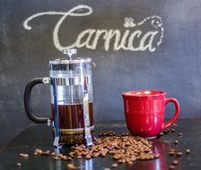 Carnica French Press Coffee Maker | 8-Cup, 34-Ounce Capacity | Clear Glass Carafe w/ Stainless-Steel Accents |... N4