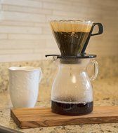 Primula Pike Pour Over Coffee Dripper and Carafe Set &ndash; Borosilicate Glass &ndash; For Light, Non-Bitter Drip Brewed... N5