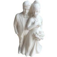 LYNCH Bride Bridegroom Shaped Wedding Cake Top 3D Silicone Fondant Cake Mold,Pink N2