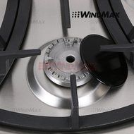 Ships From CA, USA 23" Elegant Curve Stainless Steel 4 Burners Stove NG/LPG Gas Hob Cooktop Cooker N3