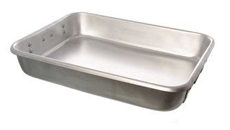 Update International (ARP-1824) 18" x 24" Aluminum Strapped Roasting Pan w/ Handles
