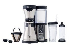 Ninja Coffee Maker, Bar Brewer Style with 4 Brew Size Options, From Single Cup to 10 Cup Stainless Steel Carafe...