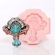 Victorian Scroll Work Silicone Mold Food Safe Fondant, Chocolate, Candy, Cream Cheese Mint, Resin, Polymer Clay... N2