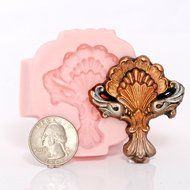 Victorian Scroll Work Silicone Mold Food Safe Fondant, Chocolate, Candy, Cream Cheese Mint, Resin, Polymer Clay... N3