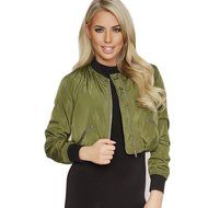 Wensltd Women Fashion Zipper Autumn Winter Street Bomer Jacket Coat Outwear N2