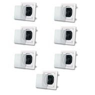 Acoustic Audio AS6S In Wall 7 Speaker Set 2 Way Home Theater 1400 Watt AS6S-7S