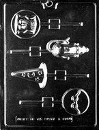 Harry Potter Assorted Lollipops Chocolate Molds Soap Molds Candy Mold SHIPS SAME DAY! m143