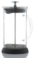 GROSCHE LISBON French press coffee and tea press, 350 ml 11.8 oz fl. oz capacity, Glass body with SS filter press... N7