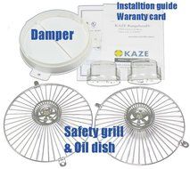 KAZE APPLIANCE VC-K202SS30 Ultra Slim Profile Stainless Steel Kitchen Range Hood, 30-Inch N2