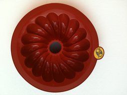 SMARTWARE Silicone 9&quot; BUNDT Pan Terracotta