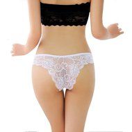 Underswear Laimeng, Women Sexy Lace Briefs Panties Thongs G-string Lingerie Underwear (Purple) N35