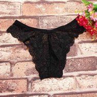 Underswear Laimeng, Women Sexy Lace Briefs Panties Thongs G-string Lingerie Underwear (Purple) N40