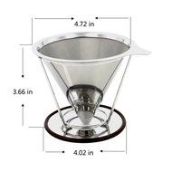BeGrit Stainless Steel Coffee Measuring Spoon/Scoop with Bag Clip N5