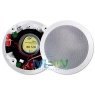 PBX (PowerBass) Home Audio MC-5.2C 5-1/4" M-Series Integra Cinema 2-Way In-Ceiling Speakers N6