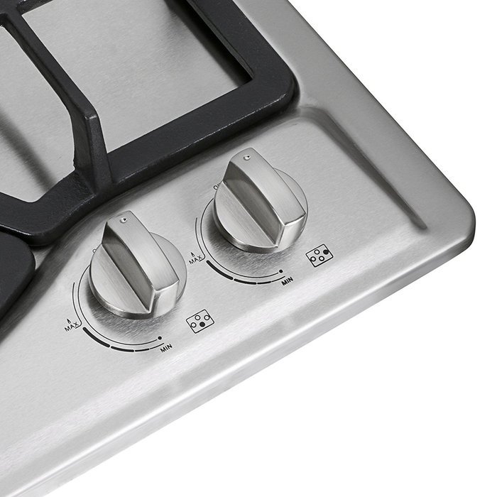 Windmax 23" Curve Stainless Steel 4 Burner Stove NG/LPG Hob Cooktops Cooker N8