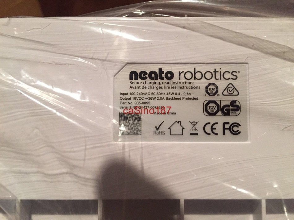 Neato Botvac Charger Charging Station Dock 905-0095 Power Supply 70e 75 80 85 65 N2