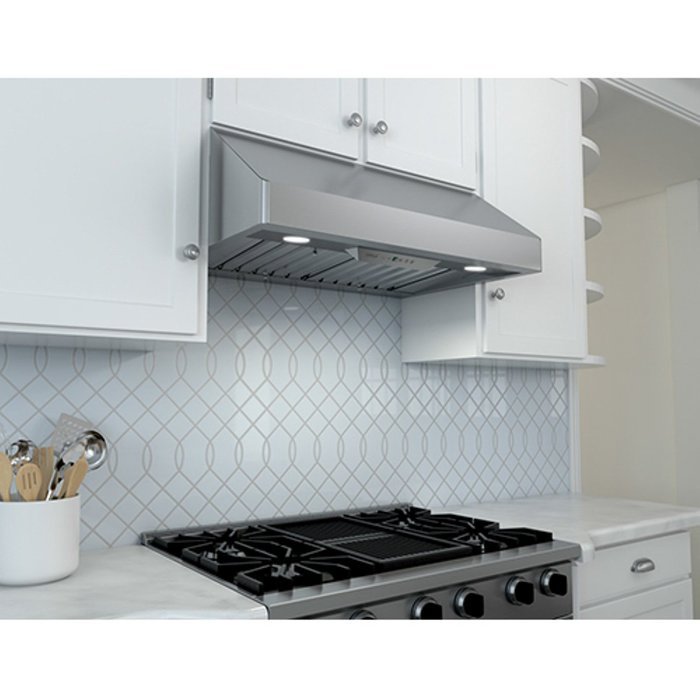 Zephyr AK7000BS Pro-Style Under-Cabinet Canopy Hood, Stainless Steel