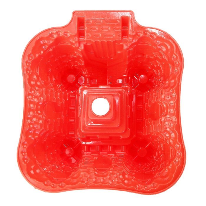 ANPHSIN Creative DIY Silicone Cake Mold-Single Cavity Castle Shape Bakeware Collection Cake Pan-Green N12