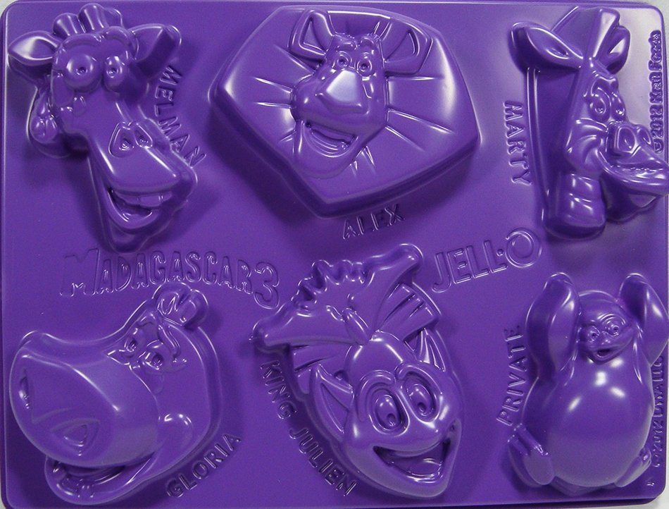 Jell-O / Jigglers Molds - Madagascar 3 Mold N3