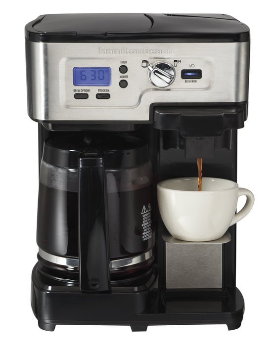 Hamilton Beach 49983 12 Cup 2Way FlexBrew Digital Single with Bonus 58148 Blender N3