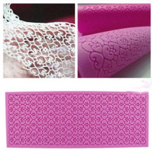 Genenic Silicone Fondant Chocolate Mould Cake Decorating Mold Lace Mat N5