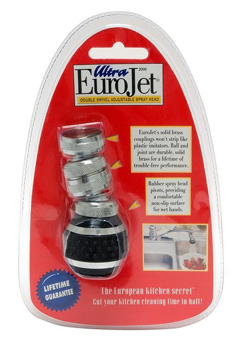 Ultra EuroJet Kitchen Sprayer, Black