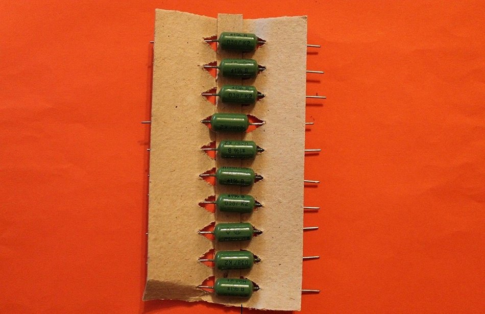 Resistor permanent wirewound PTMN-0.5 0.5 Watt 1.8 kOhm 1% USSR 75 pcs