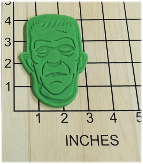Halloween Frankenstein Fondant Cookie Cutter and Stamp #1371