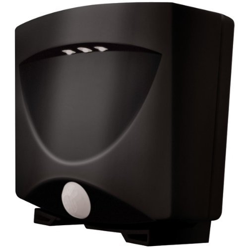New MAXSA INNOVATIONS 40342 Battery-Powered Motion-Activated Outdoor Night Light (Black/ Dark Bronze)