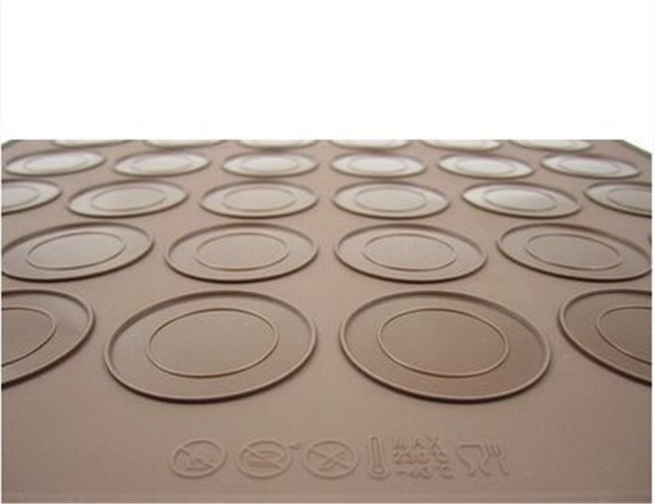 Alice Windowshop Macaron Baking Set Food grade Silicone Brown N6