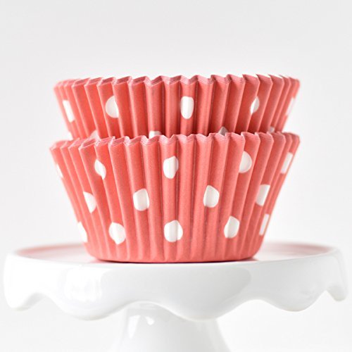 Dot Navy BakeBright Greaseproof Cupcake Liners N4