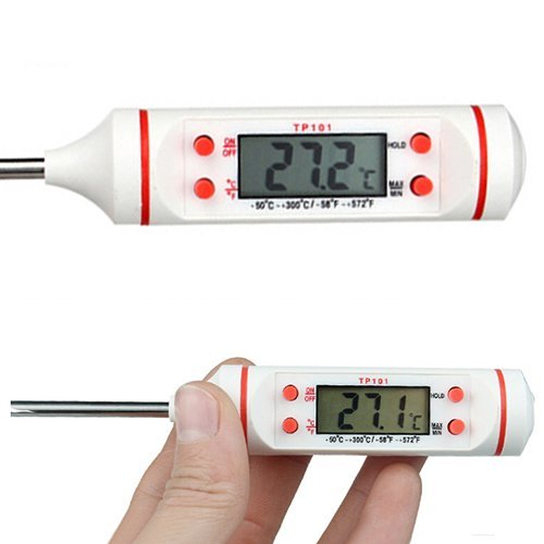 Polytree Meat Thermometer Kitchen Digital Cooking Food Probe Electronic BBQ Detector Tool N2