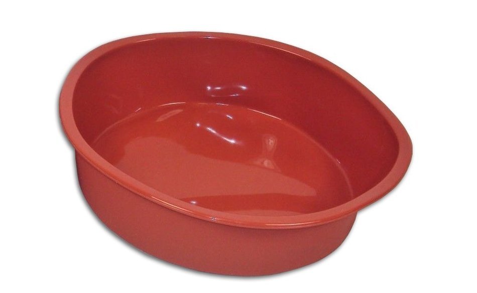 Silicone Terra Cotta 9" Round Cake Pan - 2.5" Deep Non-stick Bakeware, Silicone Round Cake Pan - 1 Piece. N3
