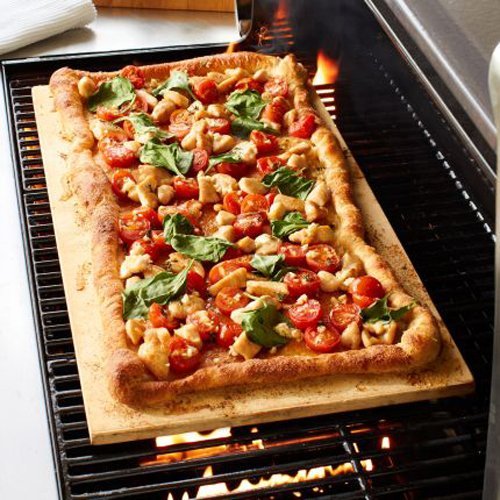 Sur La Table Cordierite Pizza Stone CC9482 , 22&frac12;" x 13&frac12;" , Natural