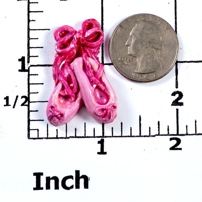 Ballet Slippers Silicone Mold Chocolate, Fondant, Candy, Mints, Resin, Clay, Jewelry, Craft, Flexible Food Mold. N3