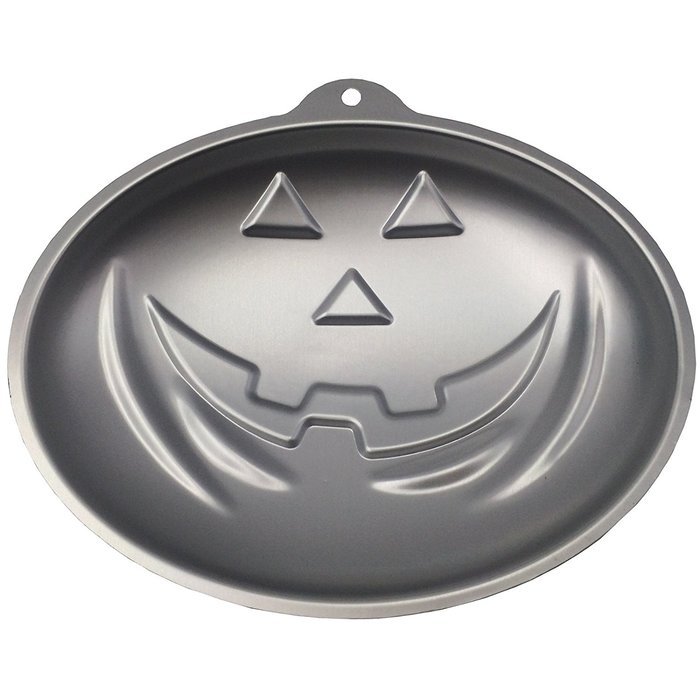 Funshowcase Halloween Pumpkin Metal Cake Tin Novelty Pastry Baking Pan N2