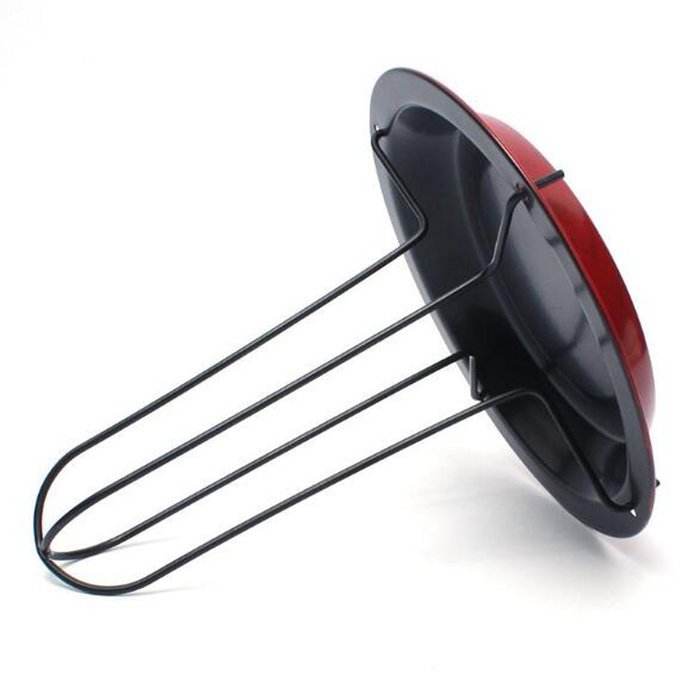 Chicken Roaster Rack With Bowl Tin Non-stick Cooking Tools Baking Pan Barbecue Grilling BBQ Accessories N4