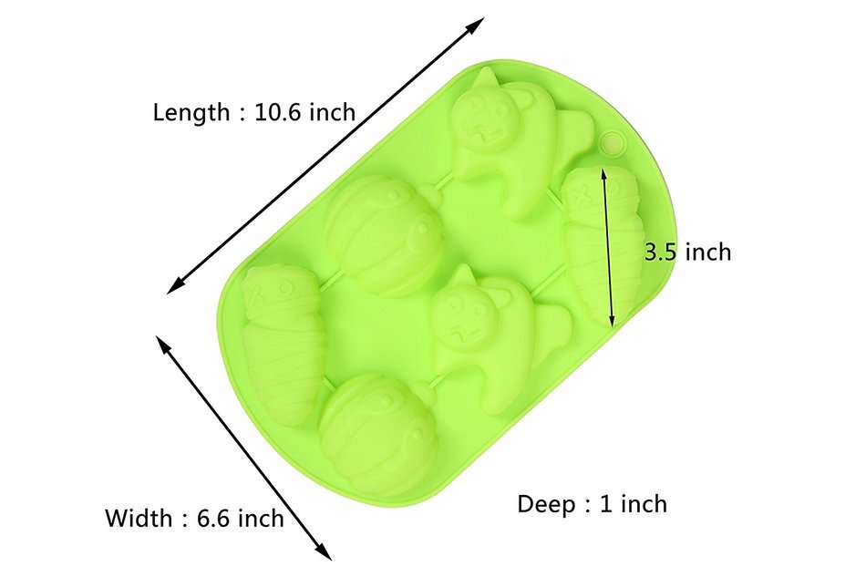IHOMECOOKER 4PC Silicone Christmas Baking Mold Set Christmas Tree Snowflakes Snowman Cake Mold Set N6