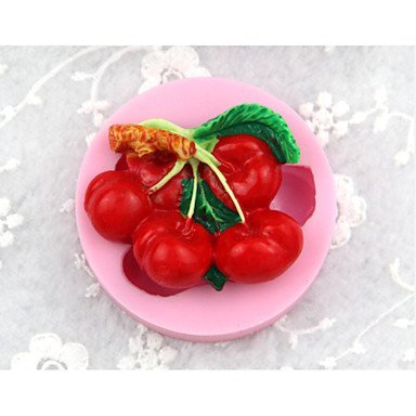 Y&XL&H Cherry Fondant Cake Cake Chocolate Silicone Molds,Decoration Tools Bakeware N4