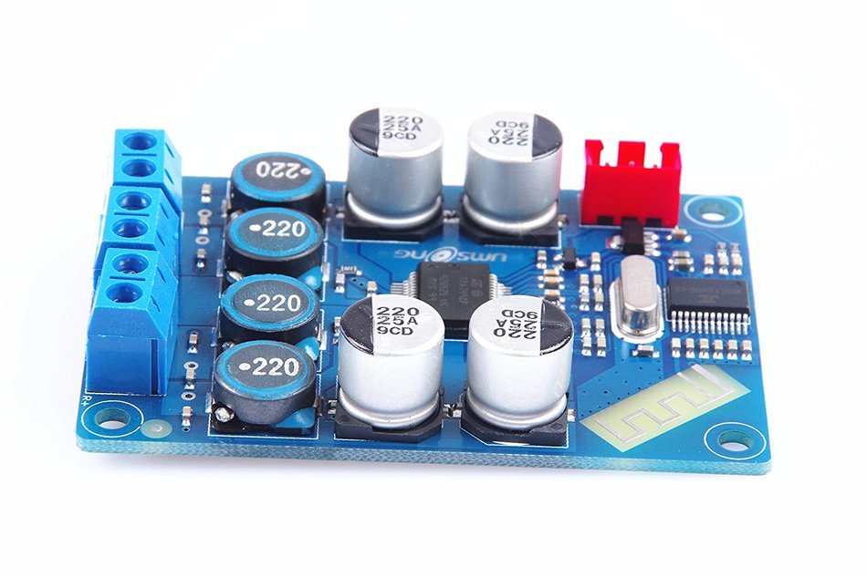 XINY 25W+25W TDA7492P Bluetooth stereo audio receiver digital amplifier board with AUX external audio input N3
