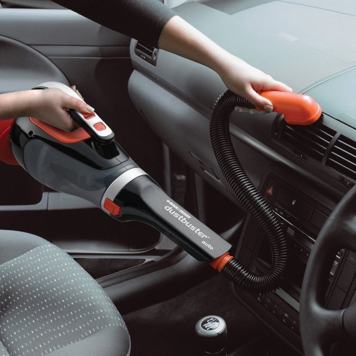 BLACK & DECKER Cyclonic Car Vacuum Cleaner Auto Dust buster Powerful 12V ADV1220 N2