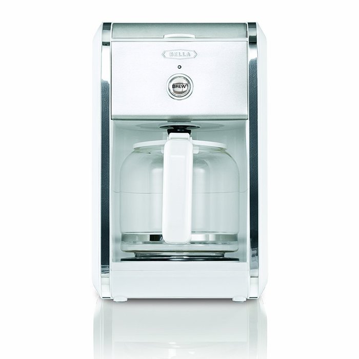 BELLA 13740 Dots Collection 12-Cup Coffee Maker, Purple N9