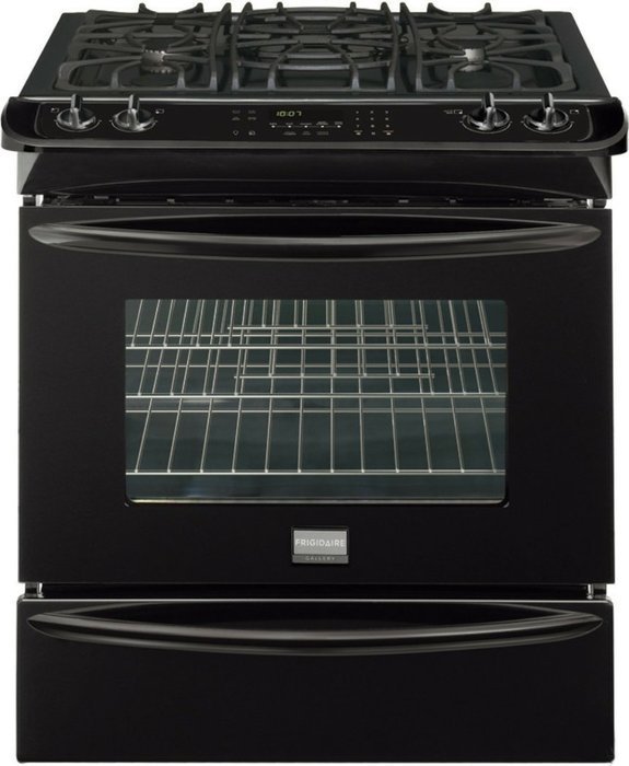 Frigidaire FGGS3045KB Gallery 30 Slide-In Gas Range - Black N2
